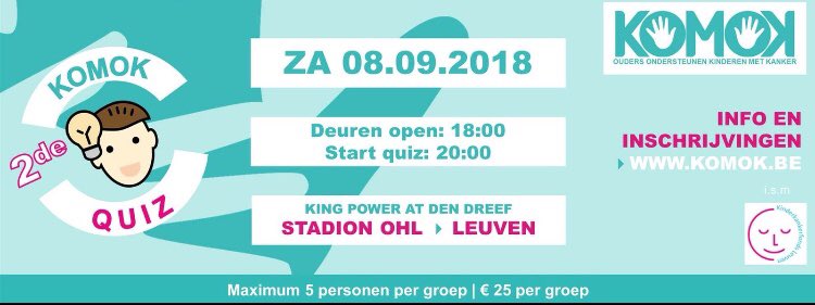 christostienlet's tweet photo. Ik blijf ronselen. We hebben teams nodig voor onze 2e KOMOK Quiz. Schrijf je nu in. #fun #tof #leuk @KOMOKbe @OHLeuven https://t.co/UE74t4ZrsN
