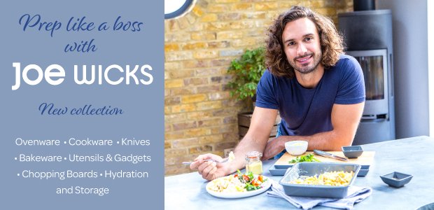 HartsOfStur's tweet image. Prep like a boss with the new Joe Wicks range of Cookware, Knives, Hydration and more available now... transform your kitchen, along with your lifestyle. #90dayplan