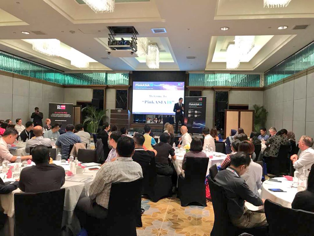 JWMiddelburg's tweet photo. Very happy to be kicking off #PinkASIA18 this year 😊 https://t.co/dXwb8eehWa