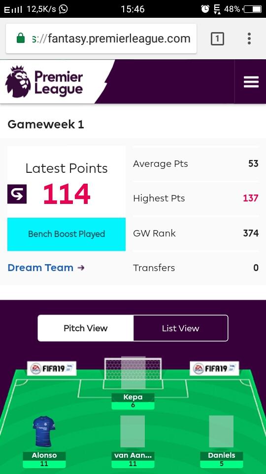 FPLdulu's tweet photo. Ini dia sang pemuncak klasemen #FPL33
Selamat menikmati pucuk yaa..semoga ga kedinginan๐๐
Btw yg akunnya jadi pemuncak silahkan DM no hape nya..ada reward dr mimin...๐๐ https://t.co/jqCwxkFi2h