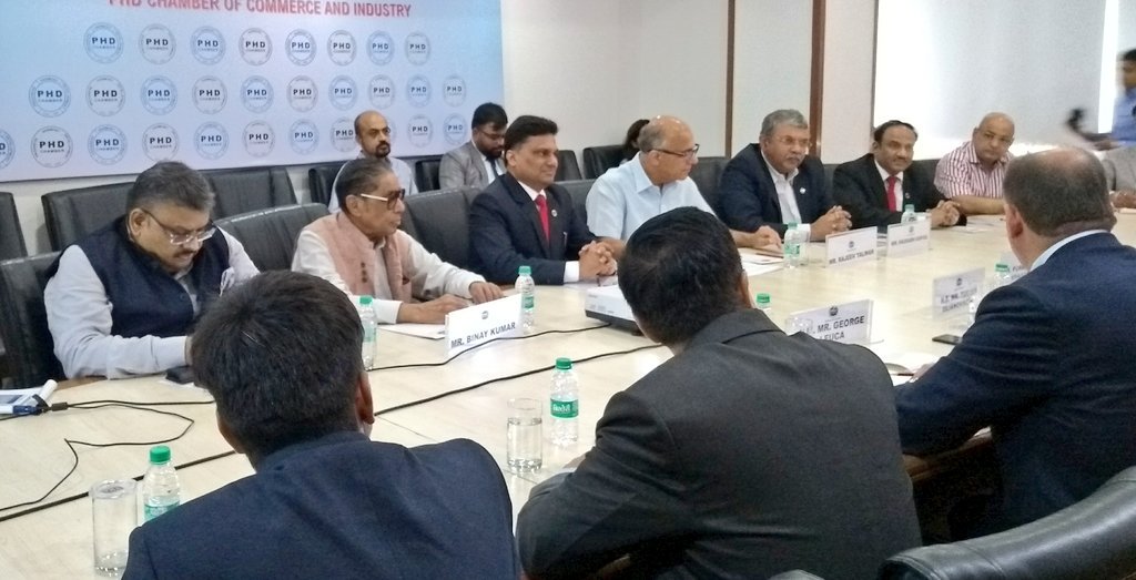 phdchamber's tweet photo. Interactive Session with H.E. Mr, Tudor Ulianovschi, Hon'ble Minister of Foreign Affairs and European Integration Republic of Moldova.
@Diplomacy_RM @Indiainmoldova @Tudor_Moldova  @AnilKhaitan2 @SGPHDCCI 
#PHDInteractivesession #TudorUlianovschi #PHDCCIandMoldova https://t.co/ijx8mZjCd7