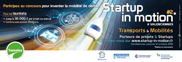 transalley's tweet photo. Vous avez un projet innovant de création d’entreprise dans la thématique des mobilités. 
Startup in Motion est fait pour vous ! 
Candidatures du 03/09 au 12/10/2018
Pour en savoir plus : https://t.co/pzpecRLmzw @transalley https://t.co/o4ES3vHtay