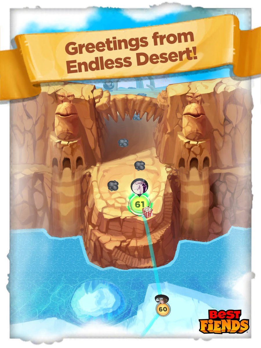 sunflaw's tweet photo. Gate Opened! Bring on the Endless Desert in #BestFiends - Download FREE - https://t.co/nPHM6qqgS5 via @bestfiends https://t.co/MU1WAQZCxC