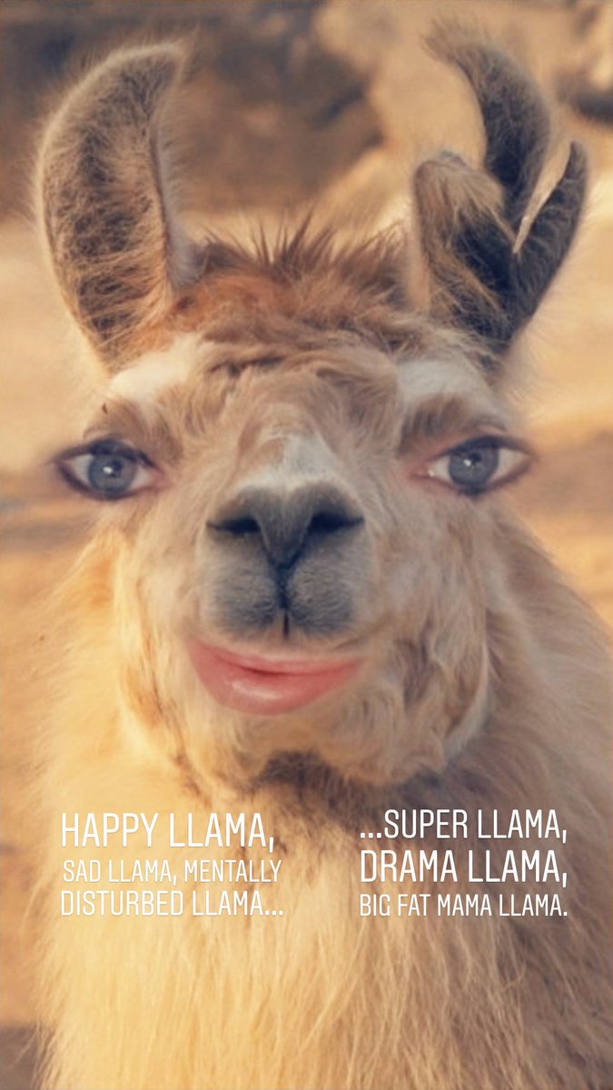 C O N N Y On Twitter Happy Llama Sad Llama