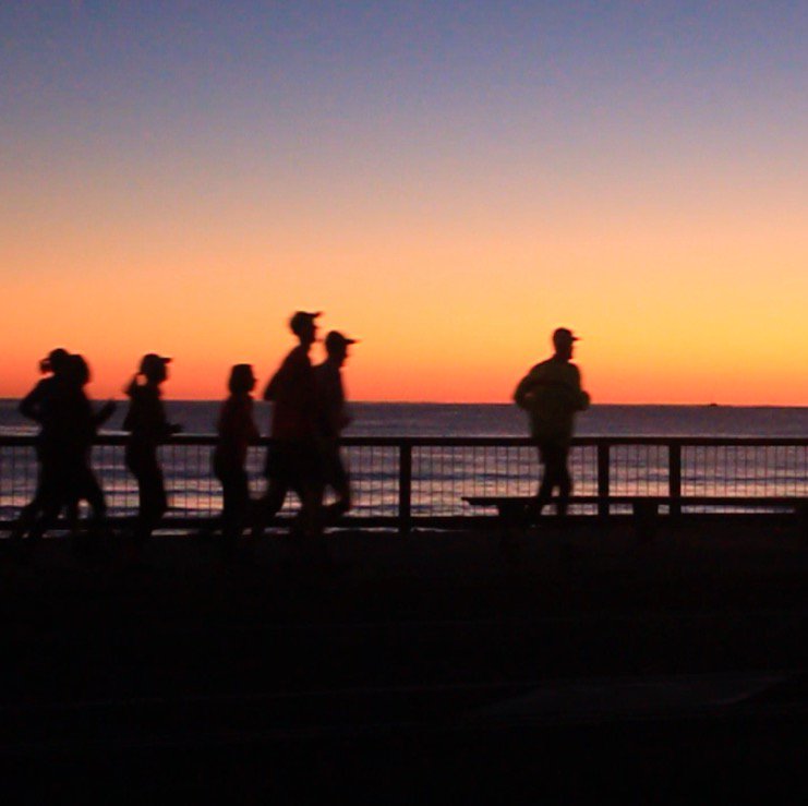 activlinx's tweet photo. The last run session tomorrow before the @7SCMarathon this weekend! 

Its free. Alex surf club. Tuesday. 6am. https://t.co/IaKS22TQks