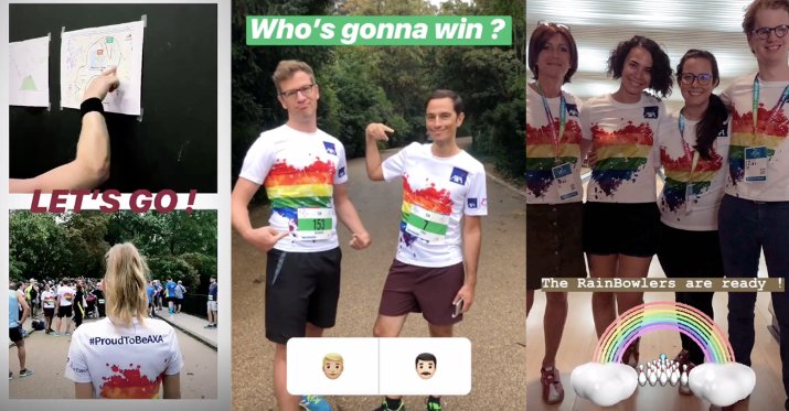 AXAJobs_fr's tweet photo. Bravo à nos collaborateurs qui ont pris part aux Paris #GayGames @Paris2018 la semaine dernière pour soutenir la #diversité et relever les nombreux challenges sportifs! Revivez cette semaine sur l'#Instagram d'@AXA 😀 ! https://t.co/FWjcUlOlHo https://t.co/MHuMlFWXDd