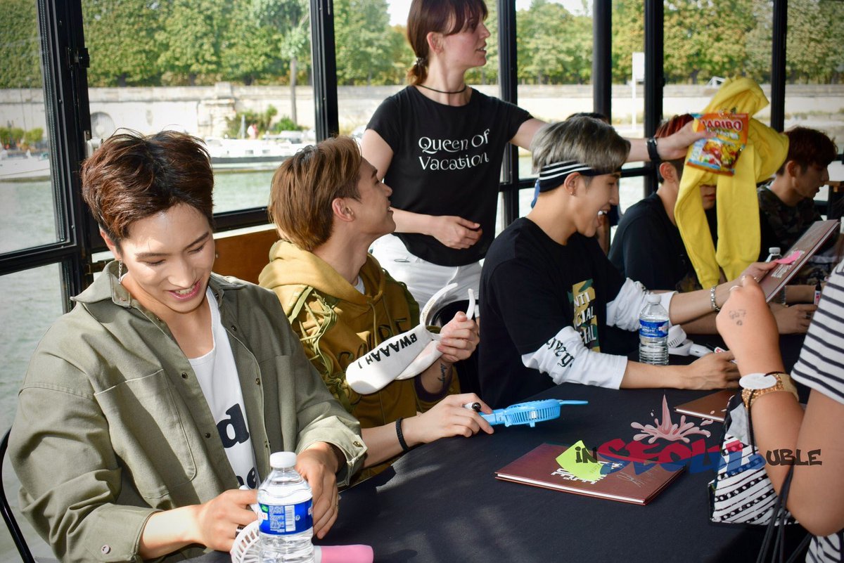 changsunpics's tweet photo. 180807 — Still with 24U in Paris 
©inseouluble #창선 #진홍 #홍섭 #정욱 #기용 #코리 #투포케이 #24KinParis #24K https://t.co/bvuRvzkhcn