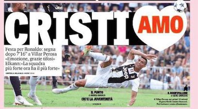 Un gol nella partitella infrasettimanale e tutte le prime pagine vanno in crash. Nel giorno in cui portiamo a casa 13 medaglie, peraltro. Non è retorica: il provincialismo è uno dei mali del nostro giornalismo, sportivo e non solo.