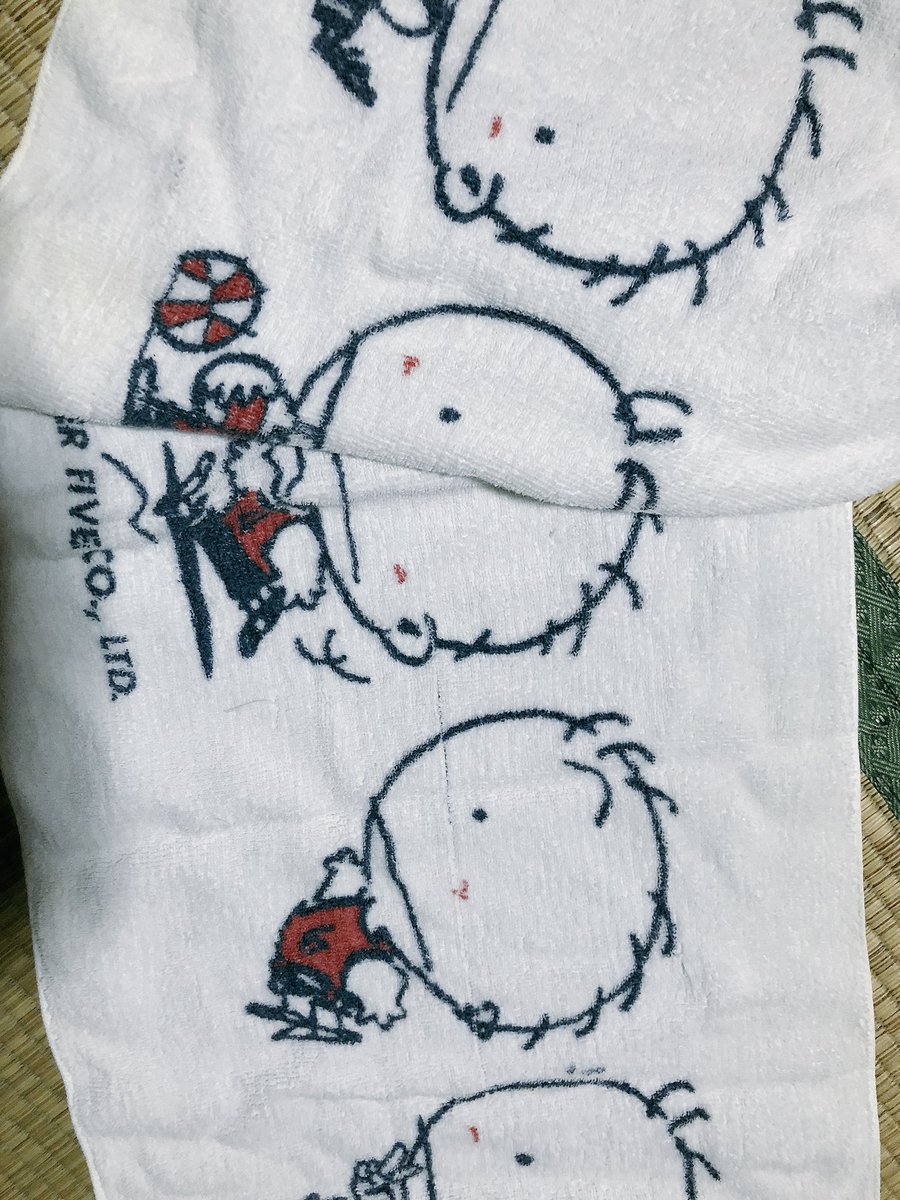 AkariEgg's tweet photo. 実家で昔の物整理してたら、小学生の時にミニバスで使ってたタオル出てきた🤣🤣🤣 https://t.co/z3AqoEJYyw