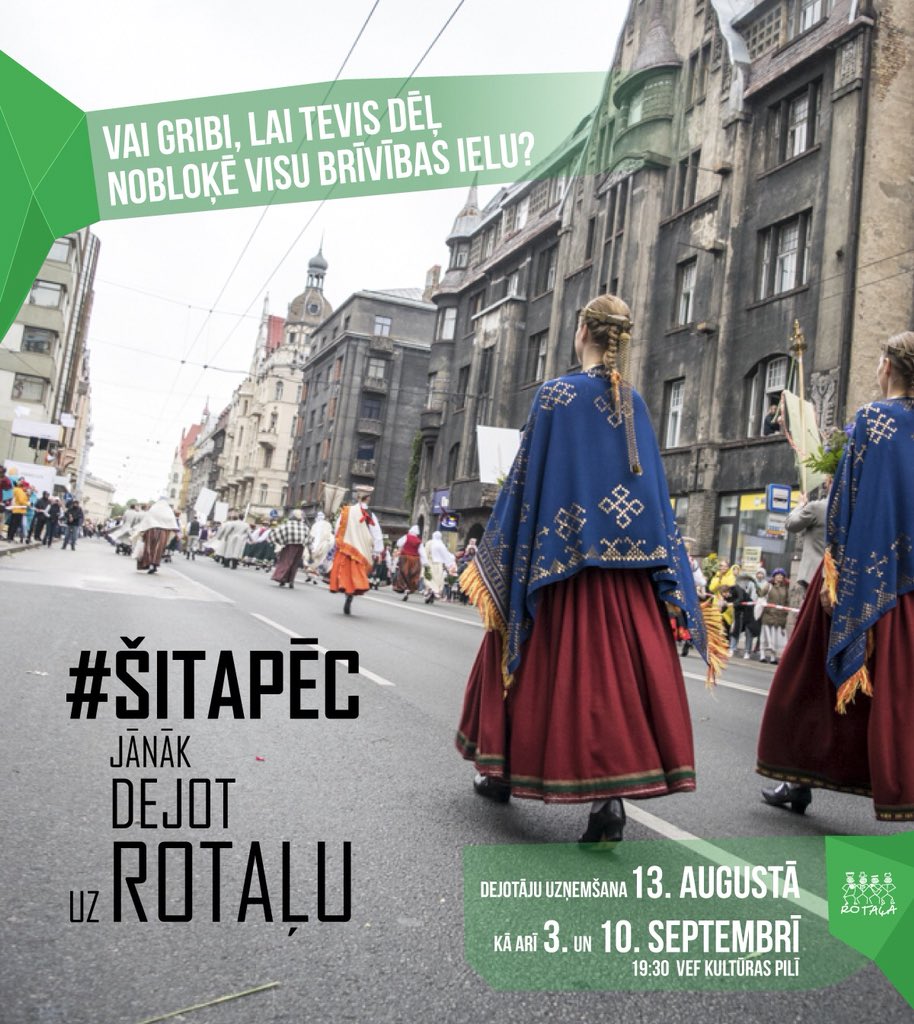 Jau ŠODIEN gaidām visus, kas izsalkuši pēc dejas un jauniem piedzīvojumiem! Gaidām jaunos dejotājus šodien plkst. 19.30 VEF Kultūras pilī! Tiekamies!