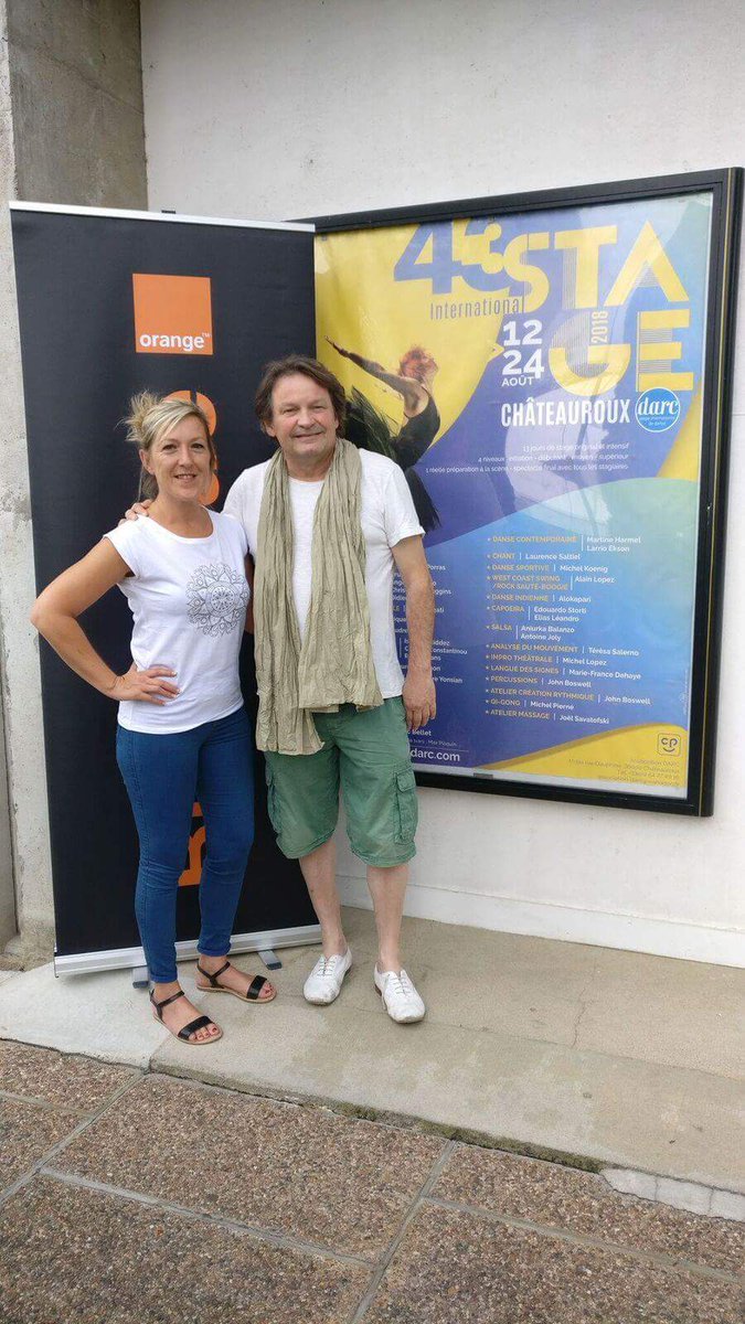 OrangeCVL's tweet photo. Bon stage #DARC2018 à tous ! Et en particulier à Valérie, la gagnante de notre concours 💃#EnjoyDancing cc @Chateauroux36 https://t.co/Vq3xgfsmdR