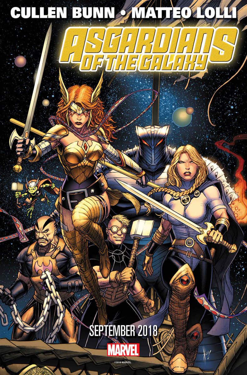 cullenbunn's tweet image. Today is the FINAL ORDER CUTOFF for ASGARDIANS OF THE GALAXY #1! If the book sounds interesting to you, please let your local comic book store know! They can pre-order it for you and add it to a subscription list for you! The order code is JUL180980