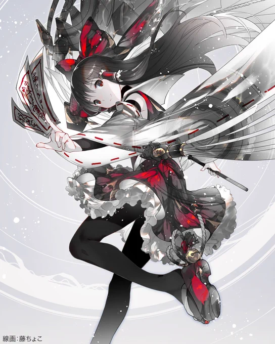 藤ちょこさんの線画で塗り絵ができると聞いて参加
塗り絵はいい文明
#第五回塗りマス 