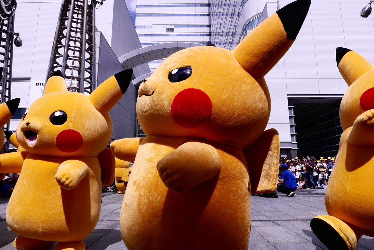 Seventhly 18 08 13 ピカチュウ大量発生チュウ ピカチュウの必殺技により イーブイの行進は中止になってしまいました ﾟdﾟ ﾉ 夜の行進は逆にこの天気で落ち着いた 必殺技 １０万ボルト ピカチュウ大量発生チュウ18 ピカチュウ大量発生