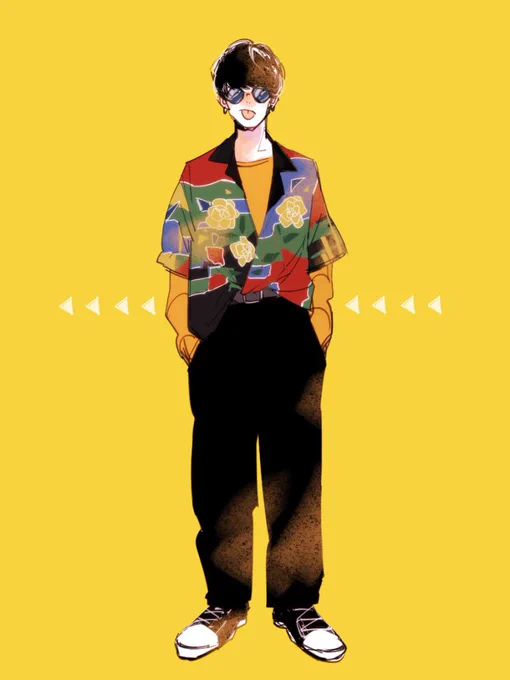 だいすき柄シャツ男子 