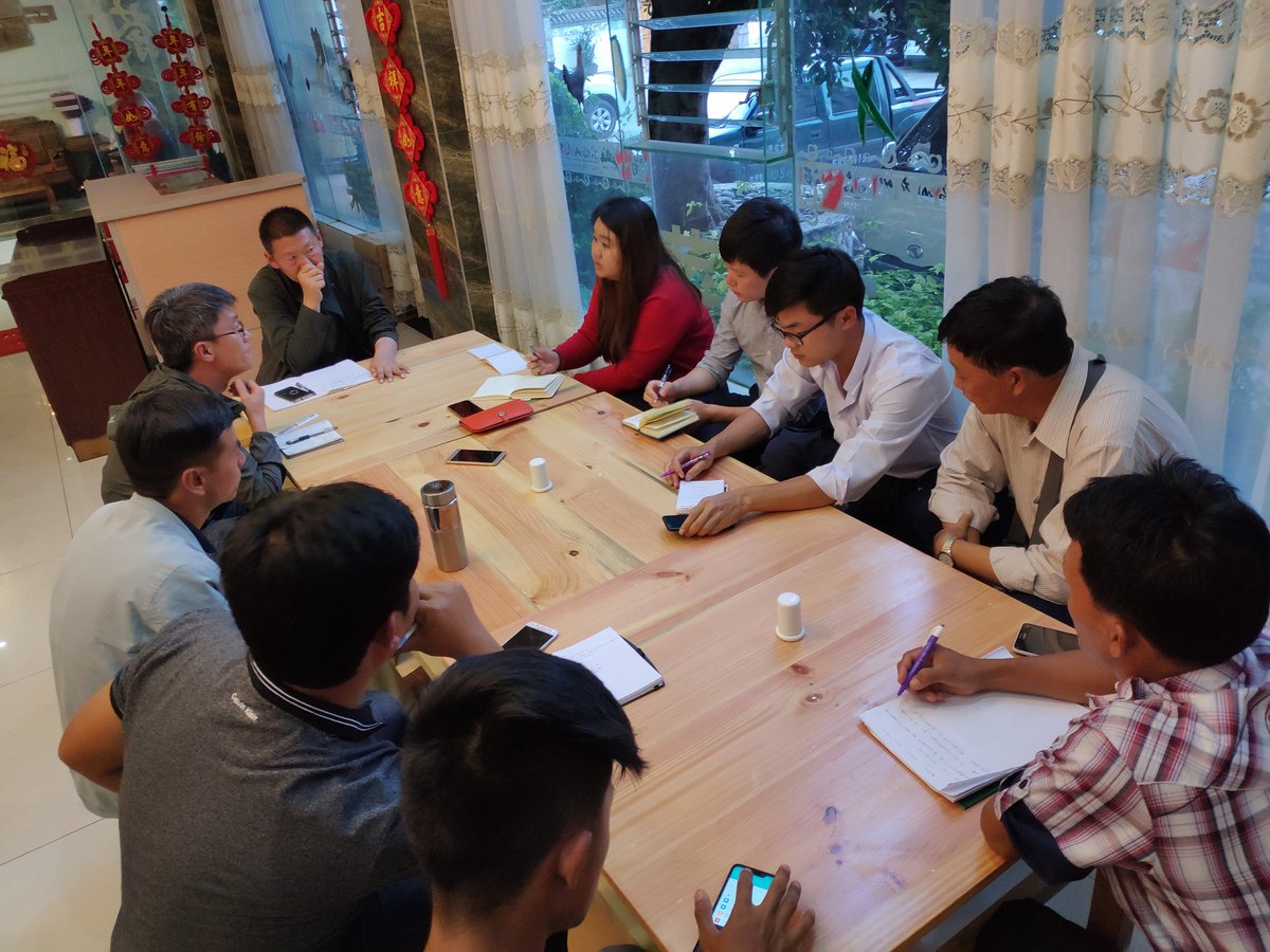 chenlei199012's tweet photo. Farmers from Myanmar on a study tour at Dali. @Agriterra supported business negotiation with Yinmore, a Kunming-based seed potato produder. https://t.co/eVZArX7ajq