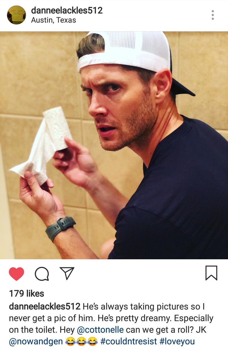Honestly the sense of humor among all this cast is priceless.  From @DanneelHarris IG. #ThatFaceTho #SPNFamily