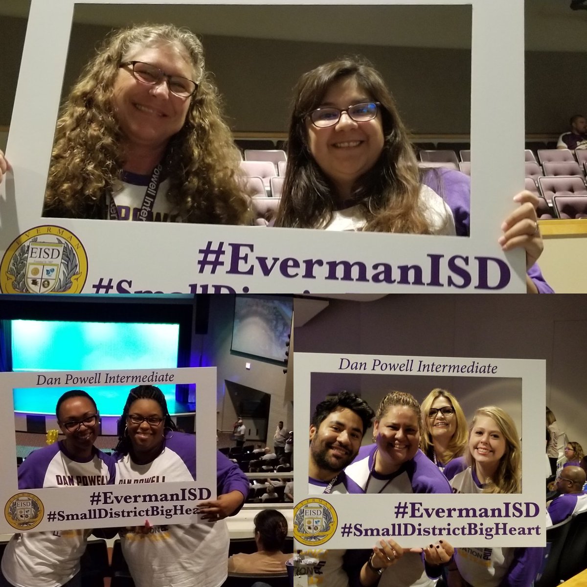powell_int's tweet photo. @EvermanISD We're ready!!#convocation #DPDreamTeam https://t.co/ZWJi5WBzXj