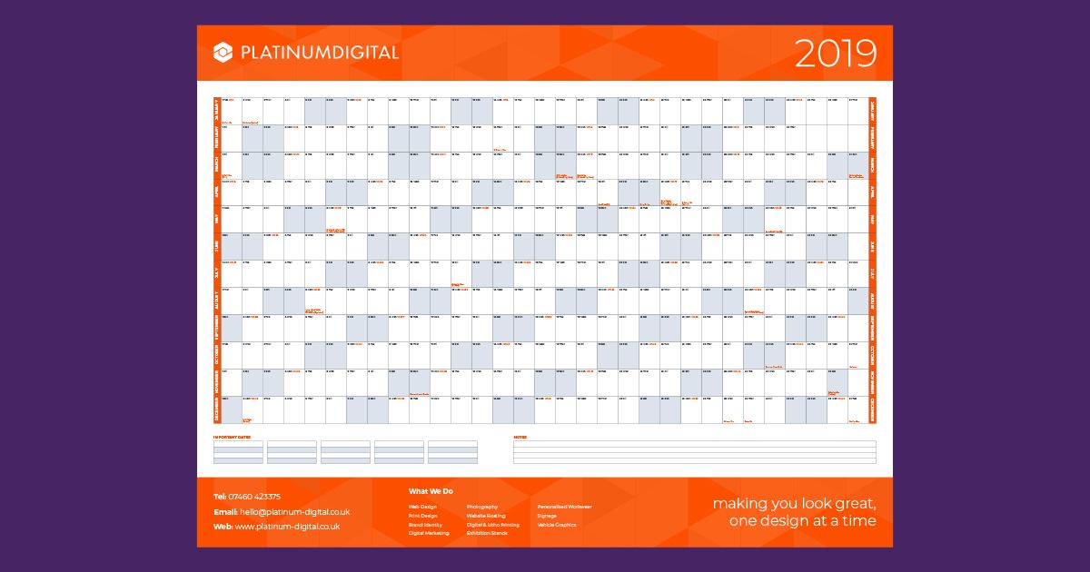 platinumdig1tal's tweet photo. Are you looking for an end of year gift that is useful, promotes your company and lasts all year, but does not break the bank?

Get in touch today to see our range of wall planners.

#wallplanner #print #design #business #advertising #promotion #brand https://t.co/Zq6cCkg8Hr