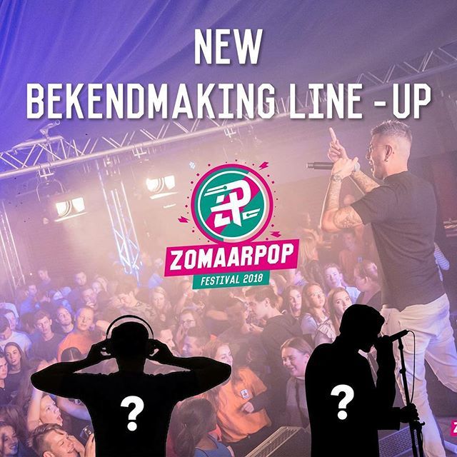 [NEW▶️BEKENDMAKING LINE-UP]
Vanaf volgende week maken we namen bekend die op Zomaarpop festival 2018 staan 🎉 De traditionele "kick-off" wordt in een nieuw jasje gestoken! Coming soon... 😏 Benieuwd? Houd onze socials goed in de gaten! 😎 ift.tt/2nCsO3H