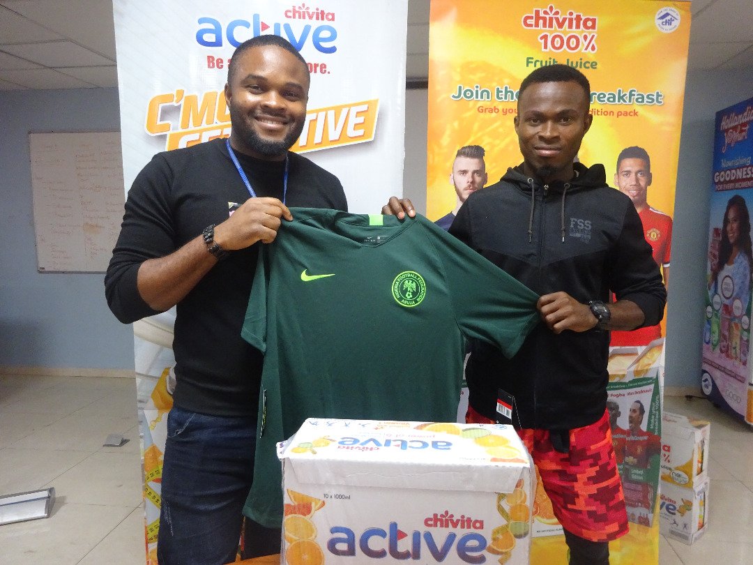 Chivita_Active's tweet photo. Presentation of gifts to some of the winners of our “C’mon Get Active” campaign challenge. #CmonGetActive #chivitaactive https://t.co/yExEAPE5Bv