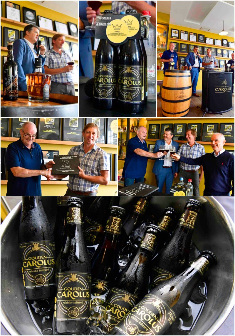 For the second year Gouden Carolus Whisky Infused from Het Anker has won the Zythos Consumer Trophy after a survey amongst 12500 visitors to the Zythos Beer Festival in Leuven last April. The popular #GoudenCarolusWhiskyInfused is now also available in 33 cl bottles.