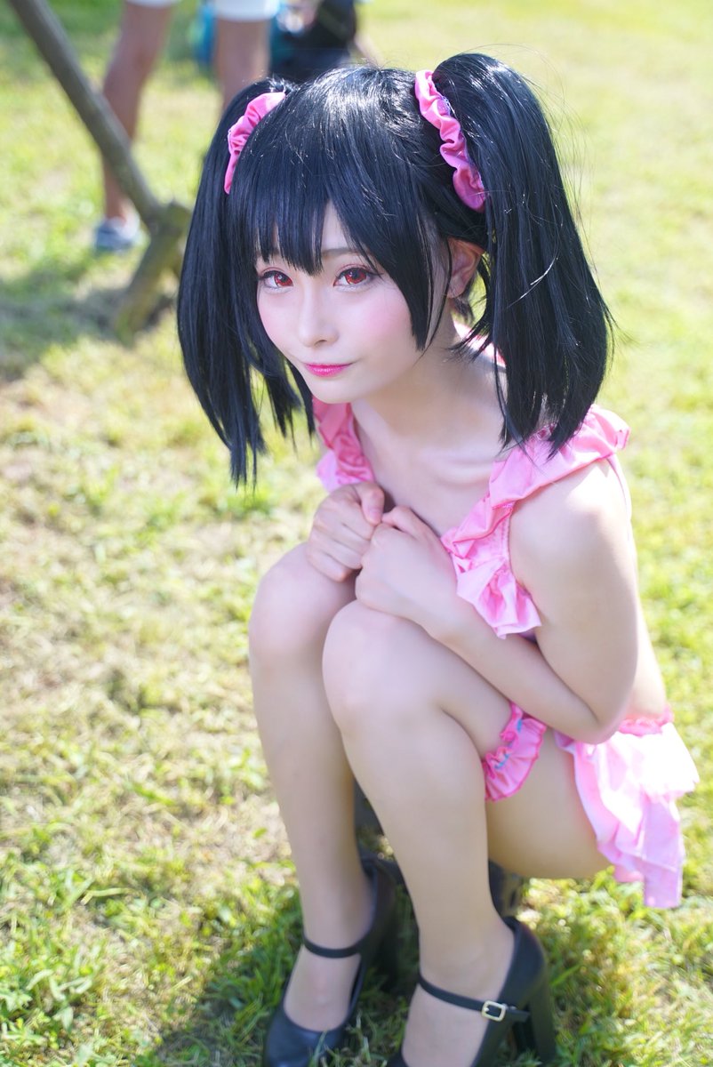 p_xxxx_q's tweet image. ラブライブ！
矢澤にこ

あっつーい！
にこの水着に期待してる？？

コミケ1日目ありがとうございます！
楽しかったよー！
大好きなにこにーのコスプレでした！

photo (@arurukann777 )

#コミケ94 
#c92コスプレ