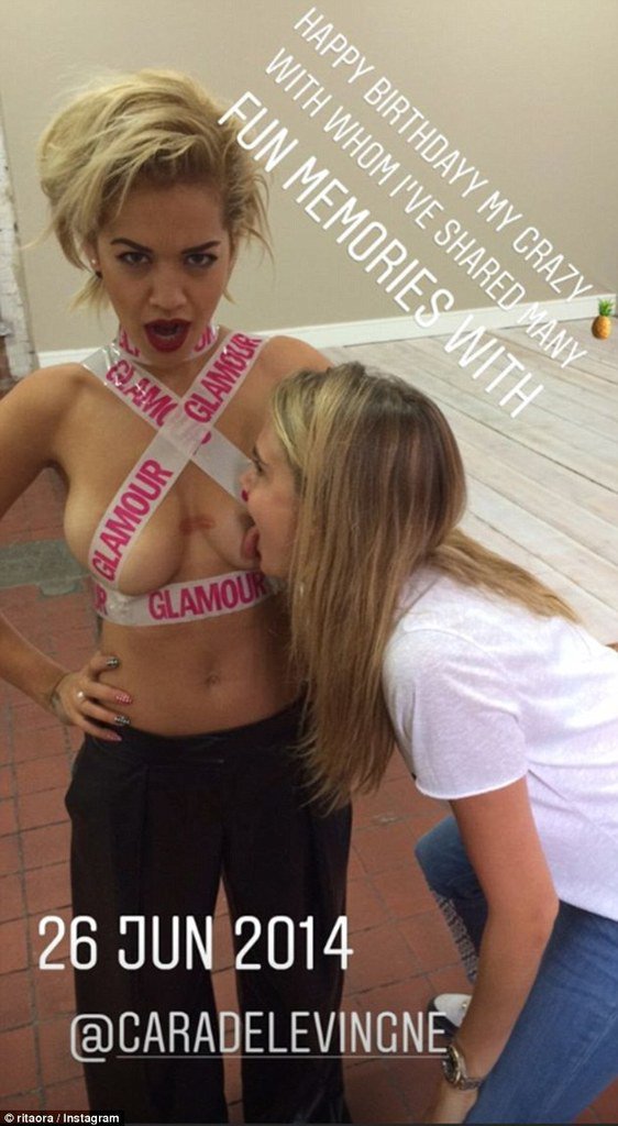 See the raunchy photo Rita Ora just posted as she wished model Cara Delevingne a happy birthday 