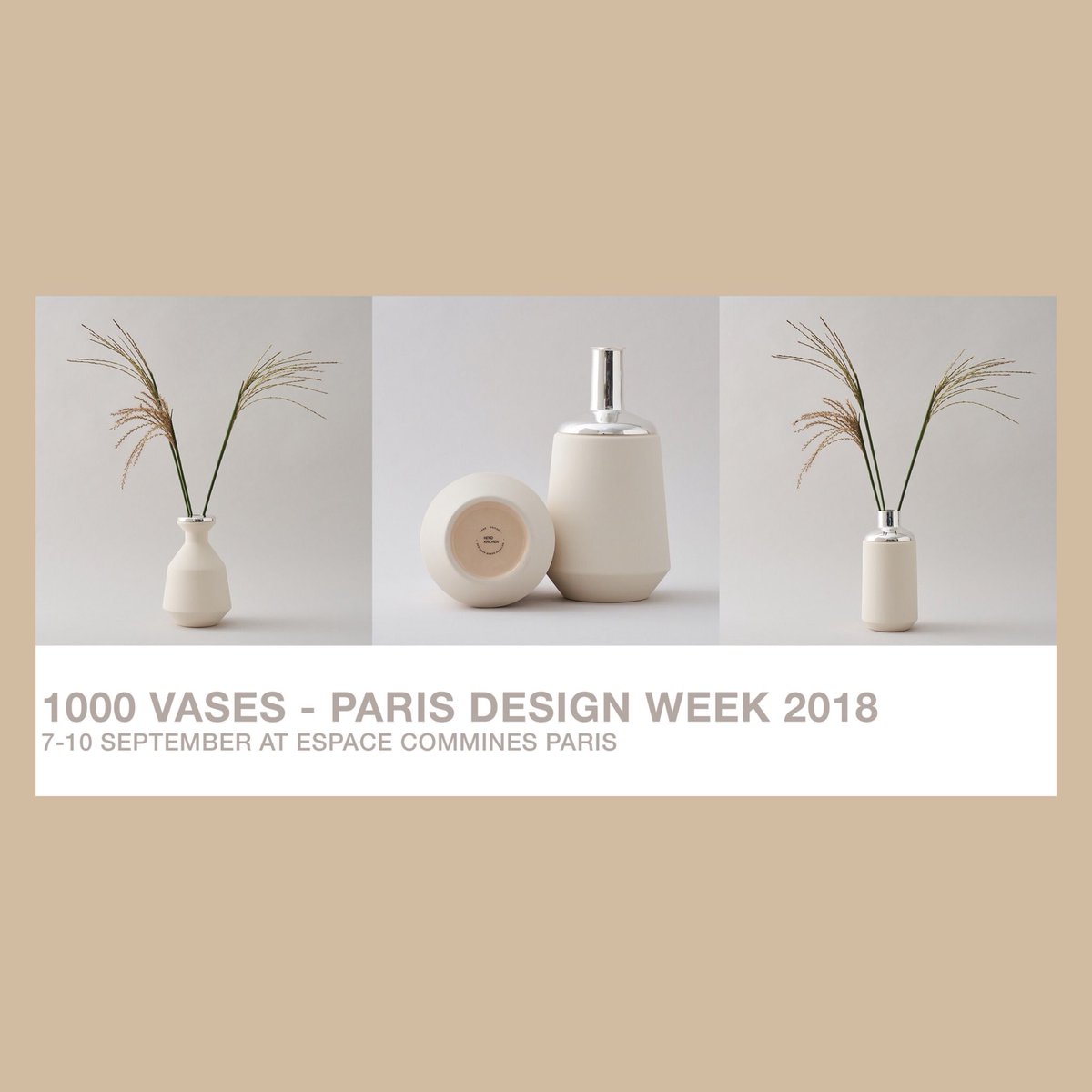 HendKrichen's tweet image. We will be in Paris during Design week, at @ 1000 Vases, directed by Roberto Baciocchi with @meetmyproject so come say Hi! #parisdesignweek #vases #collectabledesign #collectableart