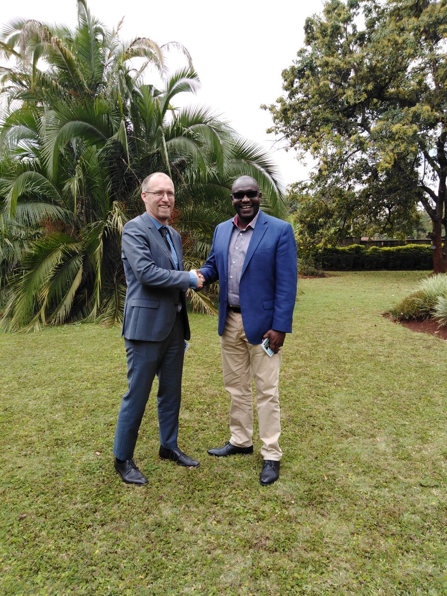 KAS_Kenya's tweet photo. KAS Kenya Country Director Dr. Cernicky and Programme Coordinator Susan Muriungi this morning met with @Thirdwaykenya Party leader @EAukot, Chairman @CpaWaweru and Secretary General @fokango to discuss possible areas of collaboration. #KASKenya https://t.co/Mc0xlFsrRP