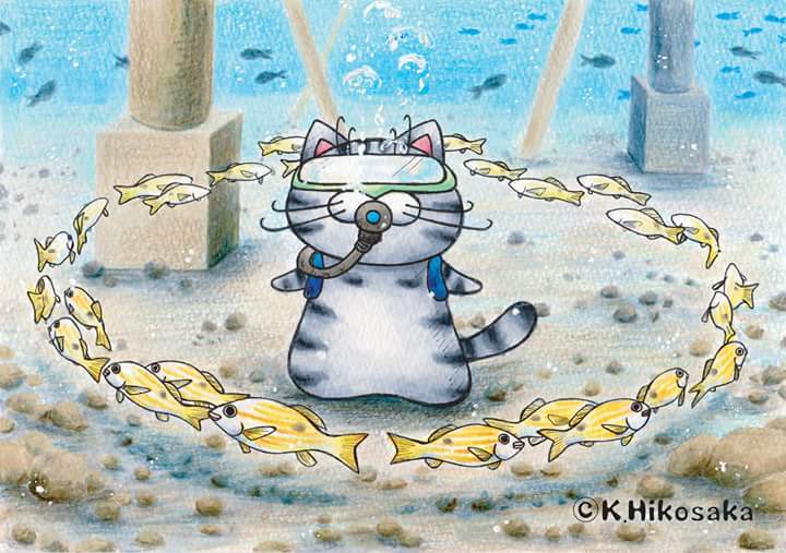 ট ইট র 神保町いちのいち 池袋 8 21 8 27 ひこ屋 イラストレーター ｋ ｈｉｋｏｓａｋａが描くオリジナル猫キャラクターの雑貨屋さん ちょっとシュール顔で どこか人間味あふれるかわいい猫たち 人気のクリアファイルやtシャツなどクスッと楽しい