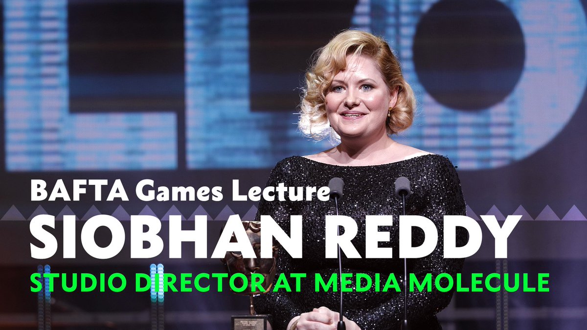BAFTAGames's tweet photo. We’re thrilled to announce that @mediamolecule studio director Siobhan Reddy will deliver our #GamesLecture on the 4th October! Tickets go on sale this Friday ✨ https://t.co/C0pc4fSsqZ https://t.co/Y1aKiv8Une