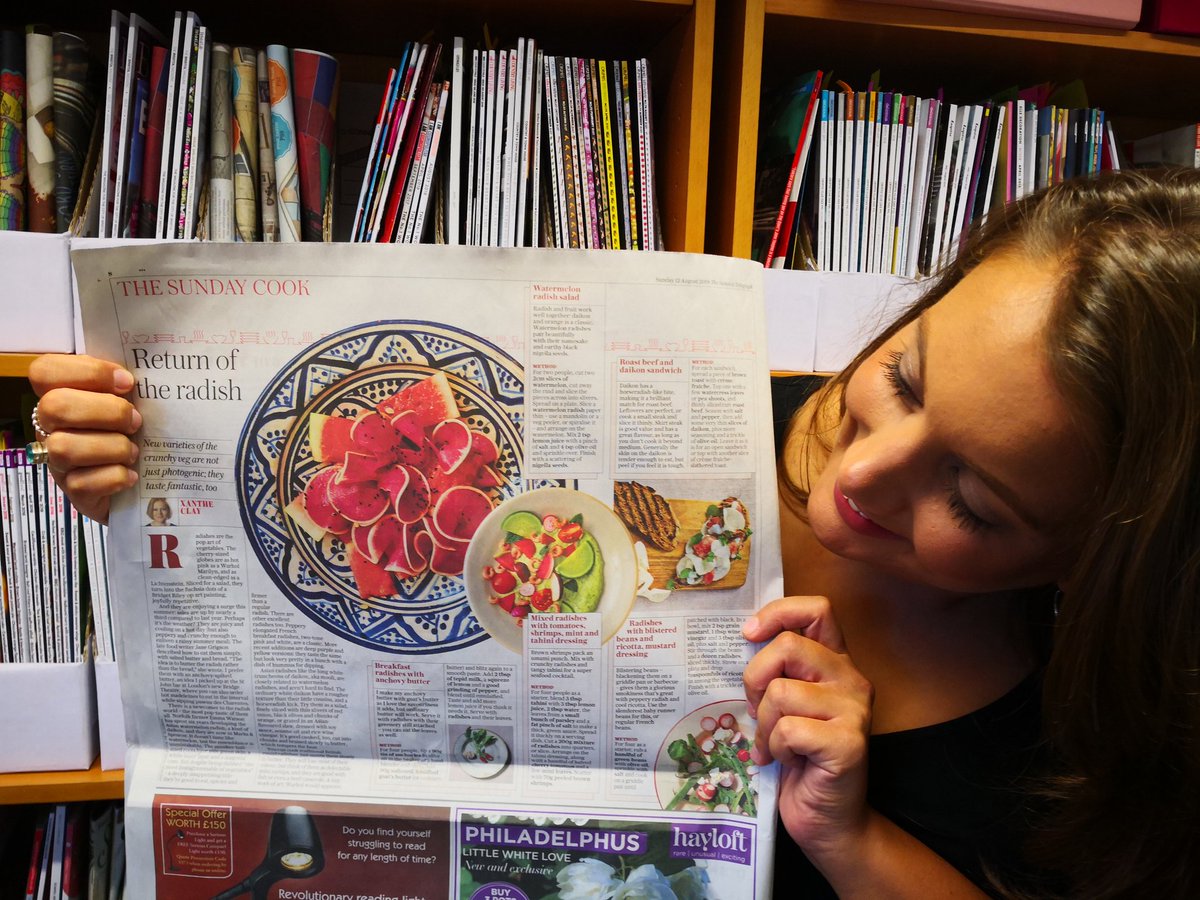 Our client <a href="/celeryradish/">Love Celery & Radish</a> featured in this weekends @TelegraphFood in a 'return of the radish' feature by <a href="/XantheClay/">Xanthe Clay</a> 🍉🎉