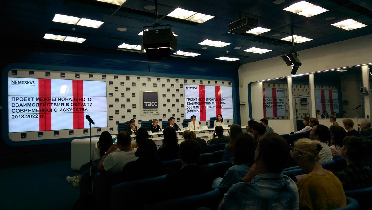 e_crijns's tweet photo. With @BOZARbrussels &amp; @Culture_RF at @tass_agency ft. the Nonmoscow Intl. Art Symposium train @moscow to @vladivostok with BelgianCurators! https://t.co/9NpbdHyLgC