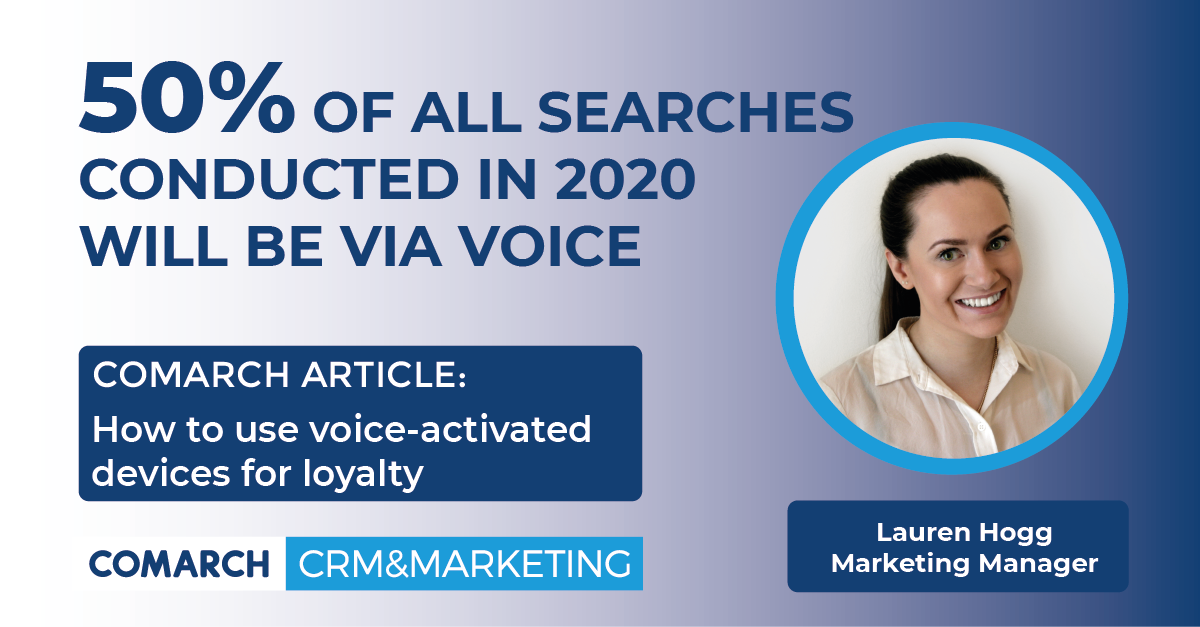 Comarch_UK's tweet photo. Read our brand new article on the challenges that brands will face with  voice-activated devices and how to use them for customer loyalty: https://t.co/z4VltefV2Z

#customerloyalty #alexa #echo #cx #voiceactivated #retail https://t.co/w7Yaz0P2VL