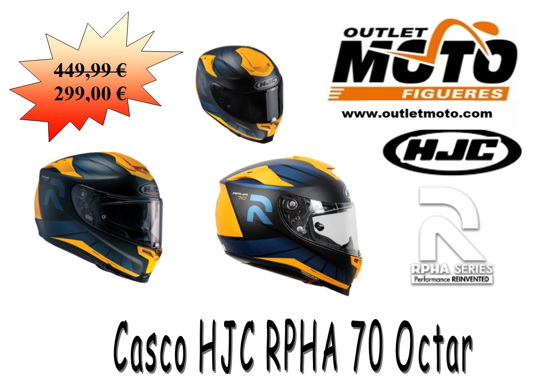 outletmoteroFGR's tweet photo. Casco HJC RPHA 70 Octar @outletmotoFGR @HJCEspana @HJCAHelmets #HJC #RPHA #Amarillo #Azul #Matté #70 #Octar #casco #moto #motos #topdegamma https://t.co/Dxkai6bngX