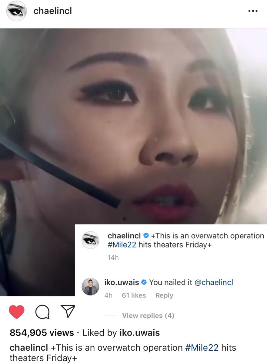 WeLoveChaerin's tweet photo. CL x Iko Uwais 🙌 https://t.co/e5NVU3LMSb