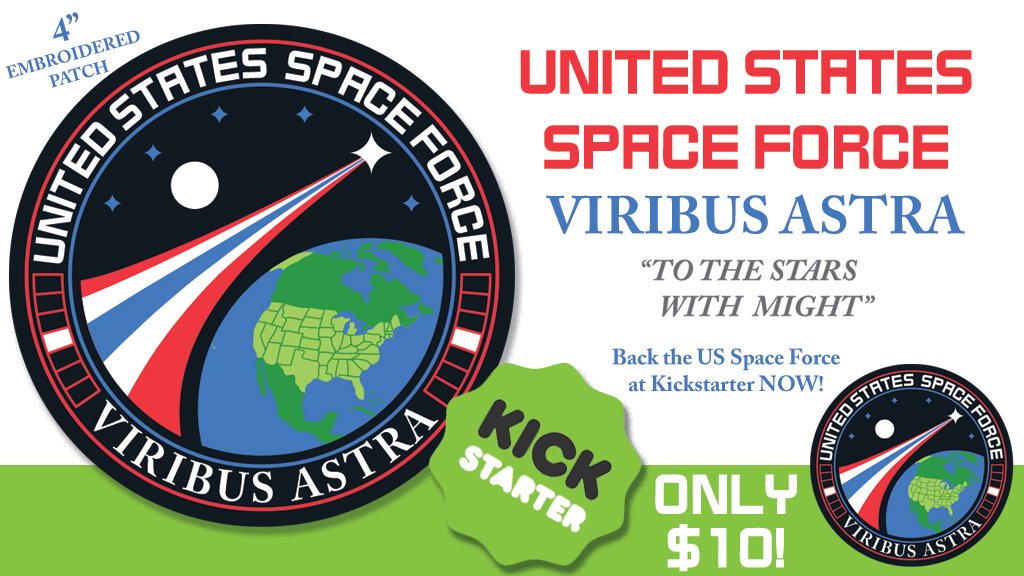 WAREHOUSEcomic's tweet image. get THE 4" SPACE FORCE for only $10!
🚀 bit.ly/spaceforcepatch   🚀
   SUPPORT THE SPACE FORCE!  

#DeltaIVHeavy #deltaheavy #parkersolarprobe #spaceforce  #spaceforcemottos #spaceforcelogo #spaceforce