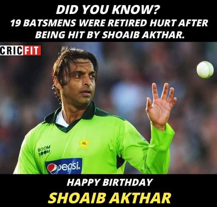 Happy Birthday Shoaib Akhtar! 