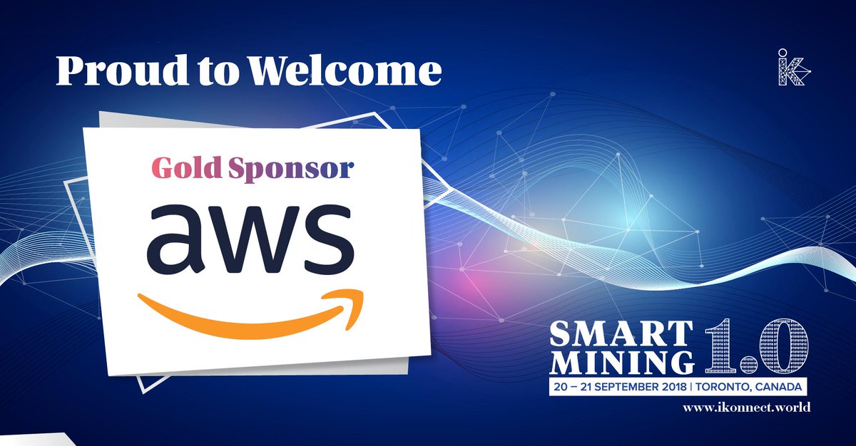 ikonnect_world's tweet photo. https://t.co/88SKwR94t4
Published by Syed Bilal · 1 min · 
We are extremely delighted to host Amazon Web Services as our Gold Partner at Smart Mining 1.0 this September on 20-21 at the Adelaide Hotel Downtown Toronto.

#smartmining #mining #innovation #cloud #aws #futureishere https://t.co/S7kOFrbYG0
