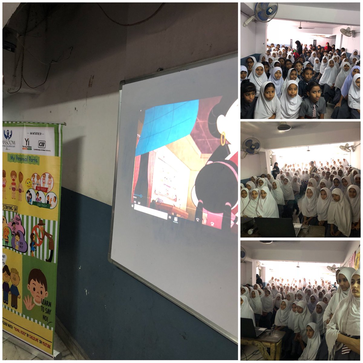 PoojaAMahe's tweet photo. #ChildSexualAbuse #TouchSafety #Education #Awareness #SpeakUp #OxfordSchool #ProjectMasoom @MasoomYi @MinistryWCD @RachakondaCop @Manekagandhibjp @k_satyarthi @IGWomenSafety @yi_hyderabad @jagobadlobolo https://t.co/6uBpgdYtZf