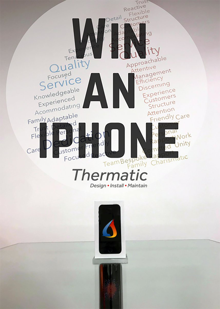 #WIN an iPhone SE from <a href="/ThermaticNews/">Thermatic</a> 

To enter, simply Follow us and RT. 

#Competition closes on the 13th September, where our winner will be randomly chosen and revealed.
Good Luck!