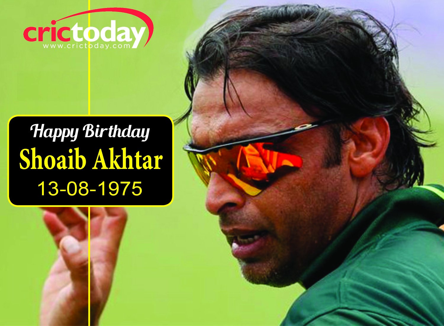 Wishing Shoaib Akhtar a very happy birthday..... 