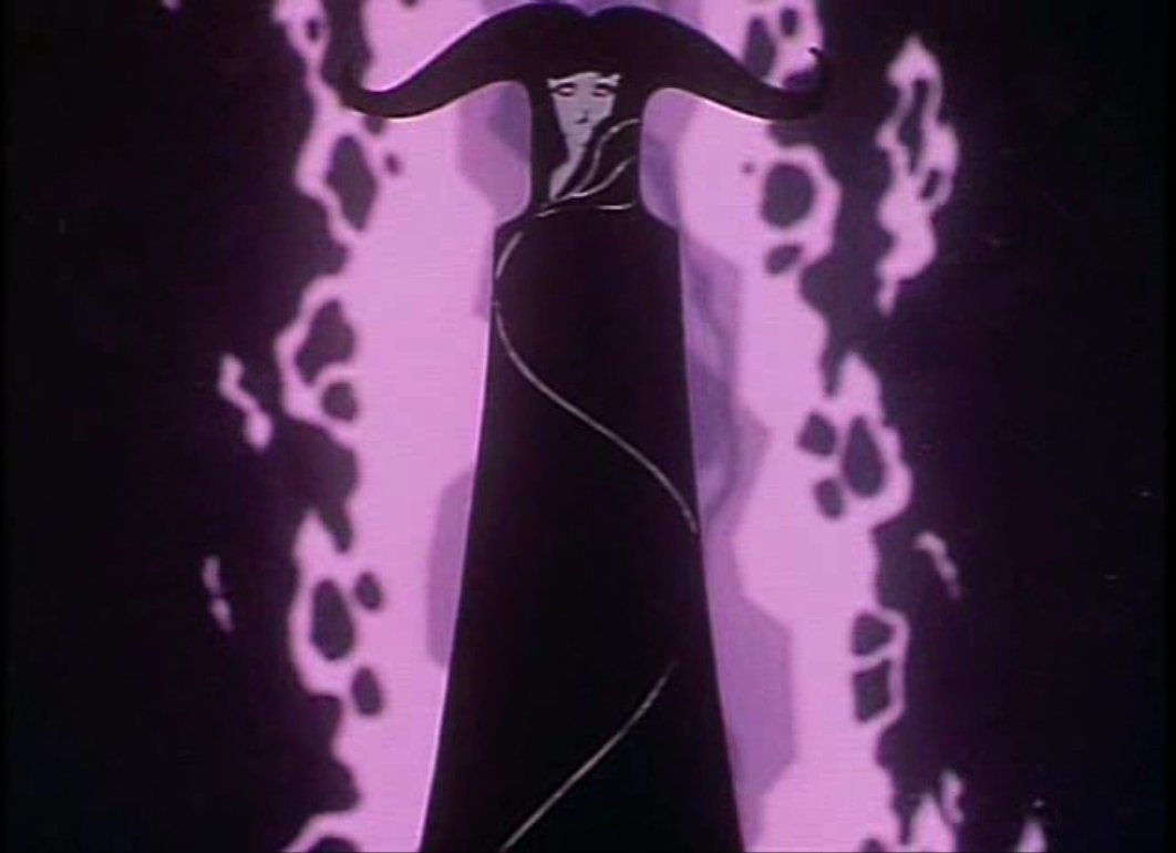 슬픔의 벨라돈나(1973)에서 인상적인 장면. 마녀들의 집회 사바쓰 직전에 가오 잡고 나오는 쟌느 마녀 각성 버전인데. 존나 귀기가 흐른다.. 무슨...