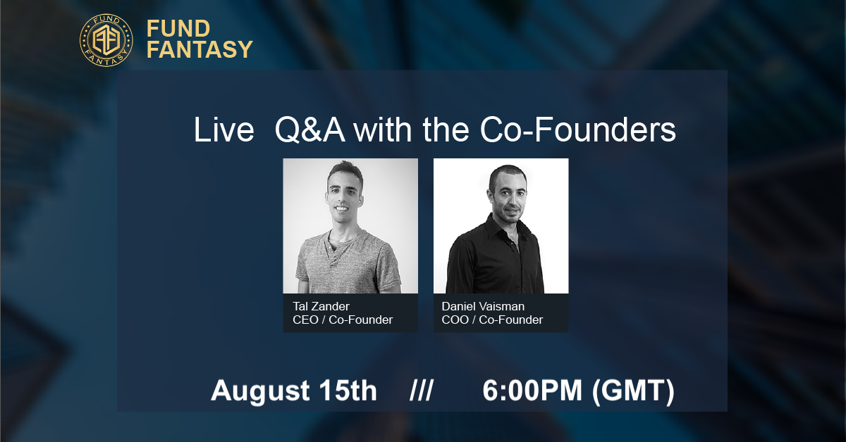 fund_fantasy's tweet photo. Be sure to join our upcoming Q&amp;A session live on Telegram with FundFantasy’s Co-Founders on Wednesday, August 15th at 6PM GMT. See you there! 🤩🤩

#FundFantasy #LIVE #cryptocurrency #FUNDZ #altcoin #Fantasy #trading #fintech #Finance https://t.co/7SKOQ84VDX