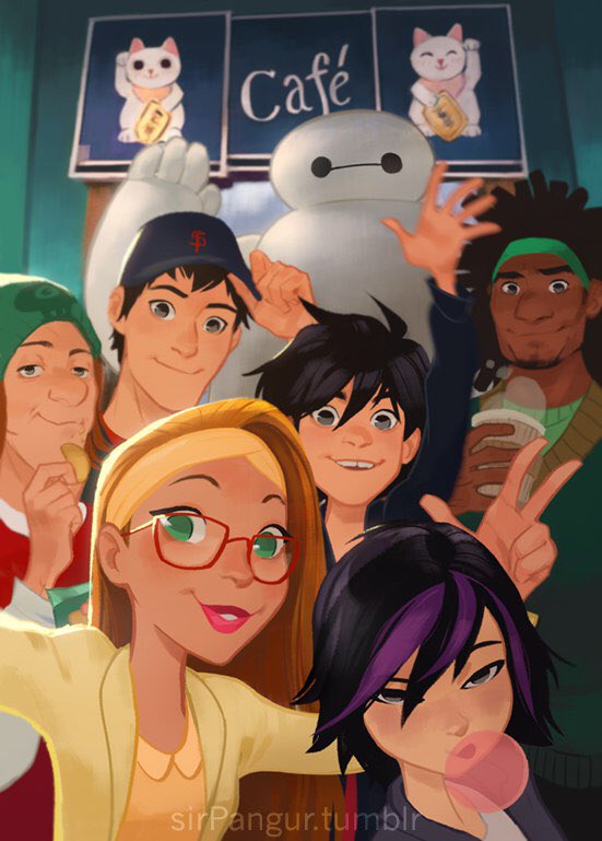 “Bunch’a nerds and there’s me.”