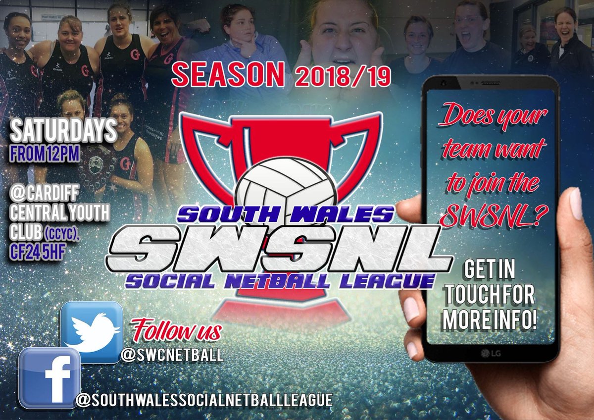 SWCNetball's tweet photo. 8 teams definitely confirmed! Friday is the DEADLINE before fixtures are completed!! If you'd like more information DM us!! #socialnetball #saturdaynetball #netballwales https://t.co/LDXL1Vgftg