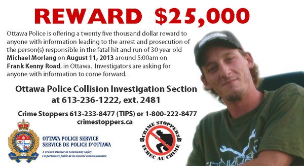 Five years since Michael Morlang hit and run death; police still looking for tips: bit.ly/2OZnBzw #ottnews https://t.co/MdmJka80wX