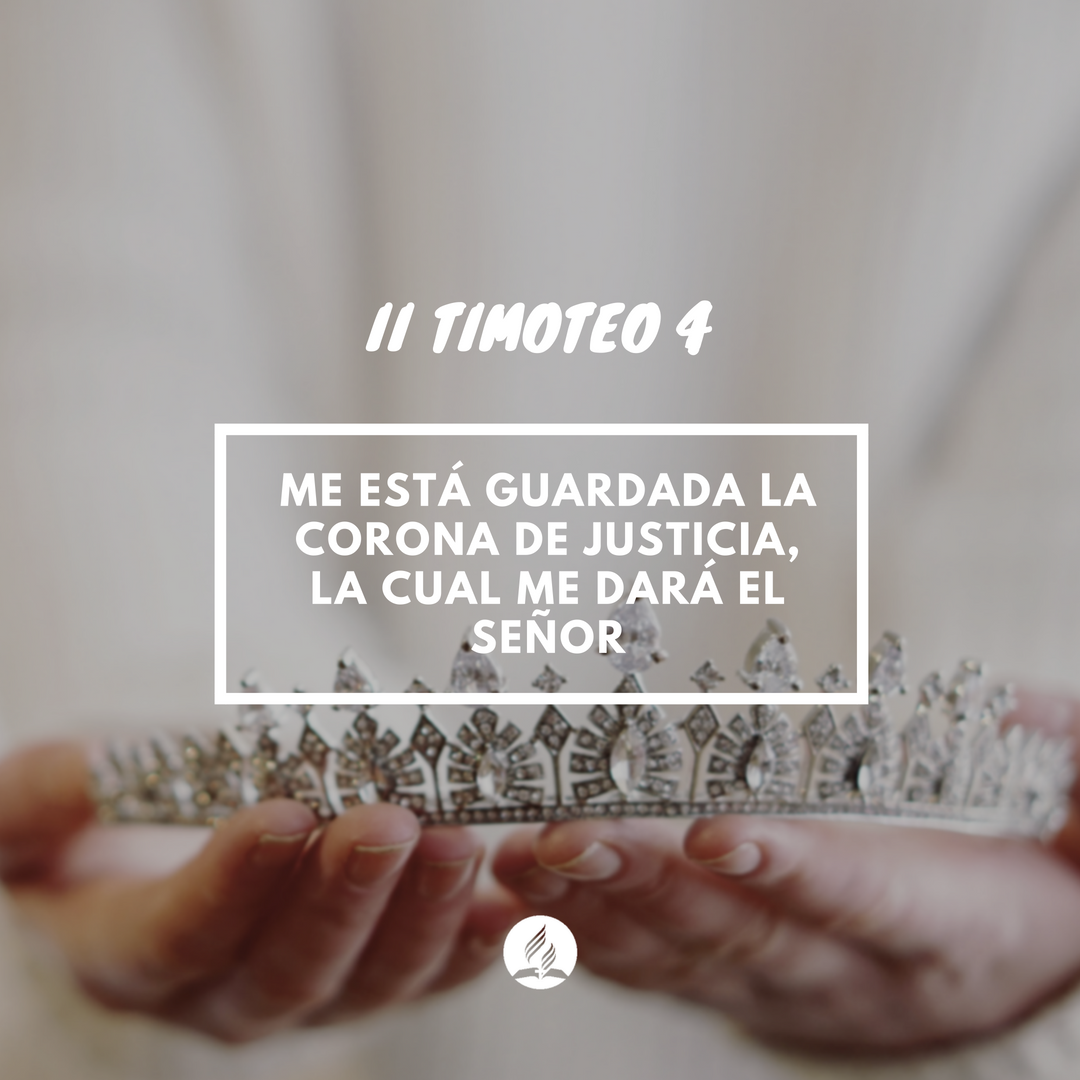 iasdsudamerica's tweet image. #2Tim4 He peleado la buena batalla, he acabado la carrera, he guardado la fe. Por lo demás, me está guardada la corona de justicia, la cual me dará el Señor, juez justo, en aquel día. (EGW-DTG)🙏😌 #timoteo #rpsp #luchando #corona