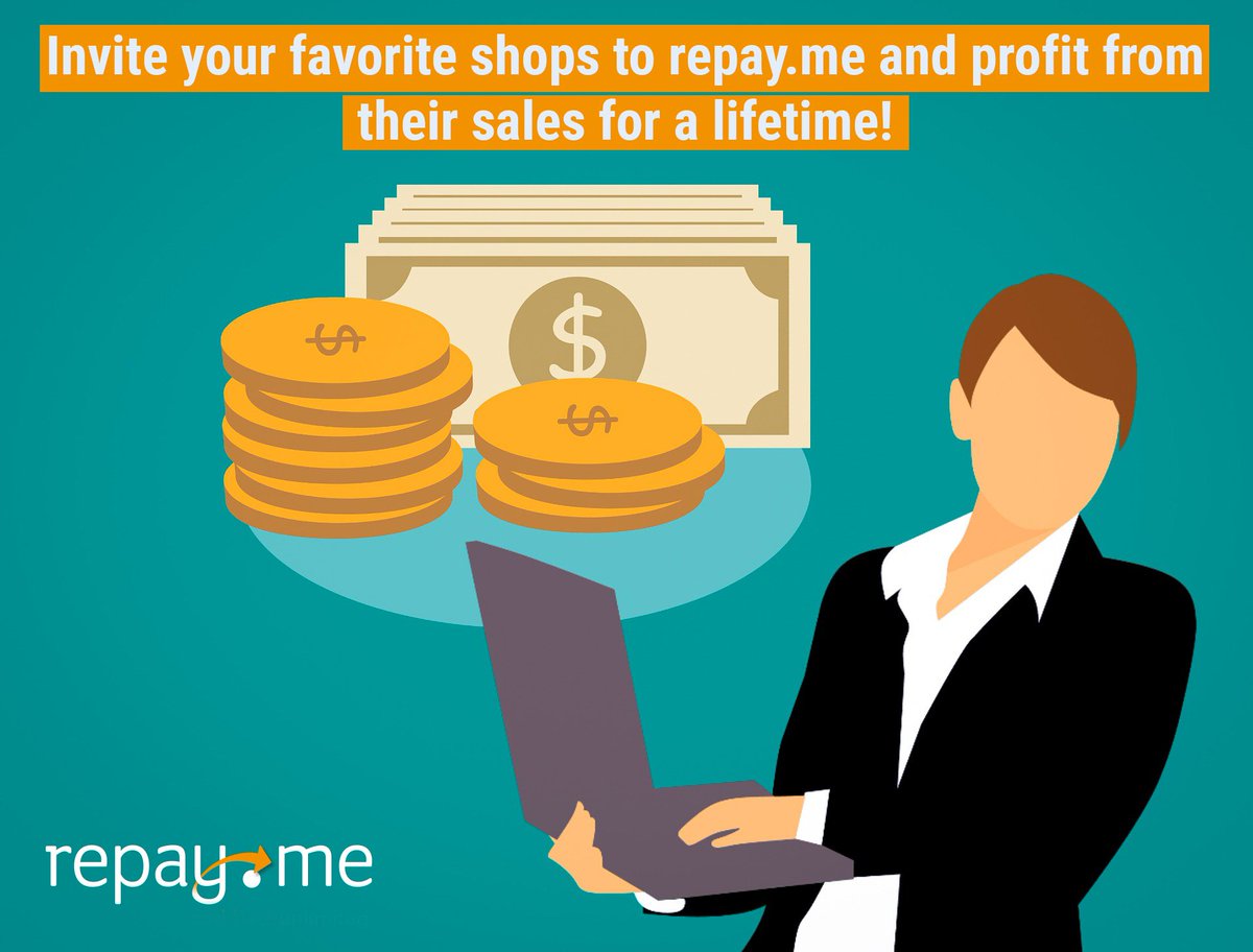 You have time until November 15th to invite shops to our #marketplace! 🛍️ Bring more products to #repayme and secure your chance to profit from the shops you invite! 💰 repay.me  #cashback #cryptocurrency #cryptoshopping #altcoin #REMECoin #shoppingrevolution